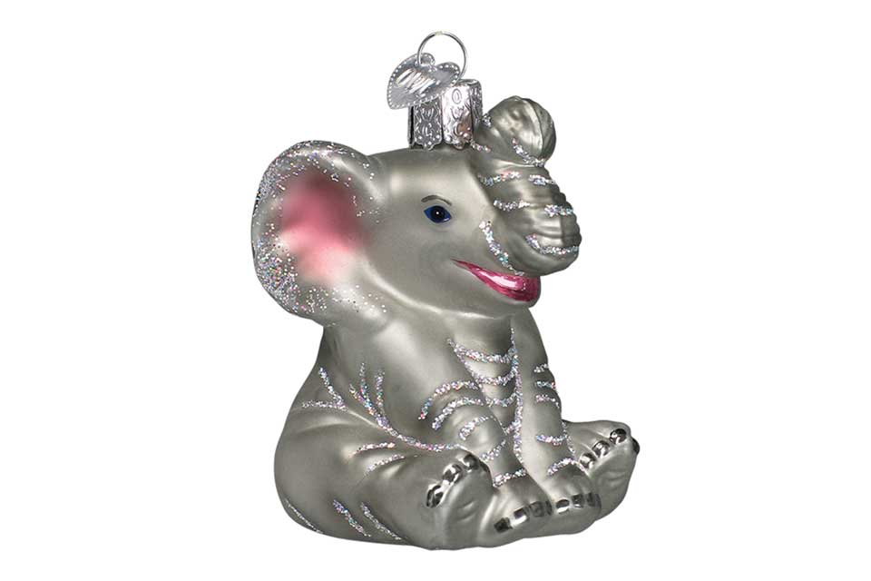 Weihnachtskugel Elefant