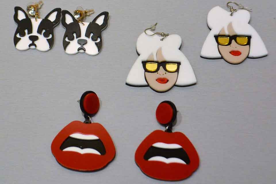 Kitsch & Kunst Modeschmuck Ohrringe