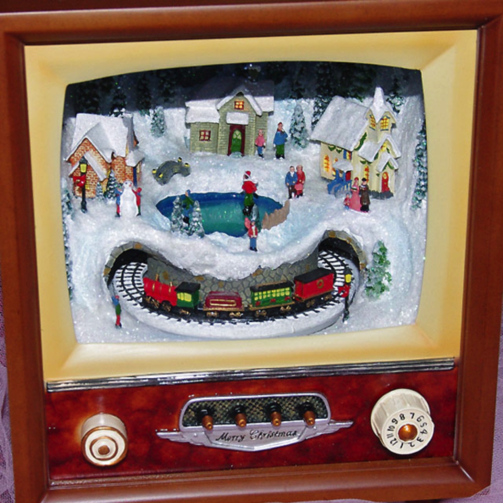 Kitsch und Kunst Weihnachts-Spieluhr